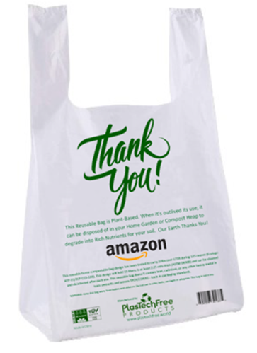 Plastech Multi-Use Carry Bags 100% NO Plastic Bulk Box of 500 bags