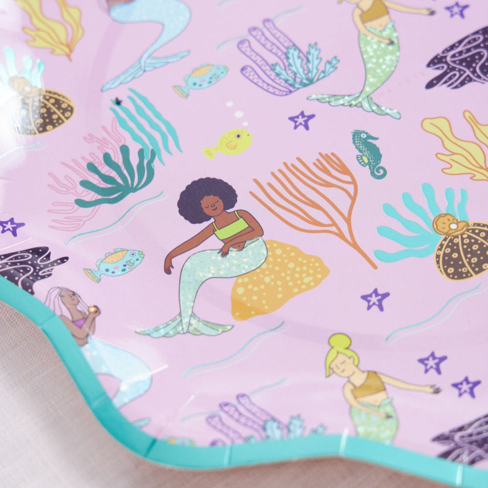 Ma Fete Under The Sea Mermaid Birthday Party Box, 56 pieces