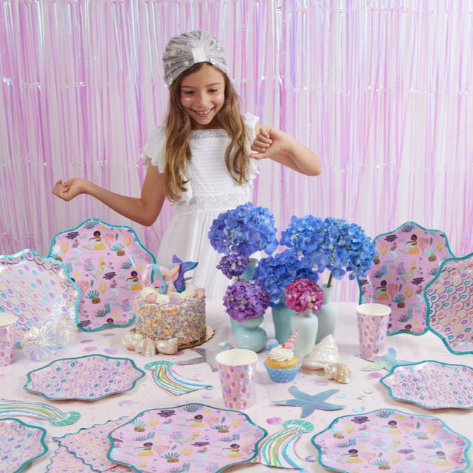 Ma Fete Under The Sea Mermaid Birthday Party Box, 56 pieces