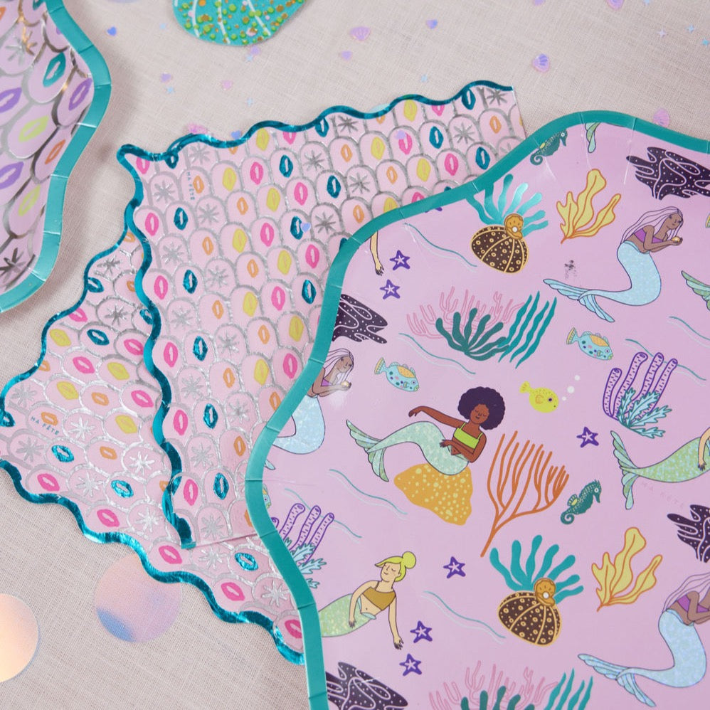 Ma Fete Under The Sea Mermaid Birthday Party Box, 56 pieces