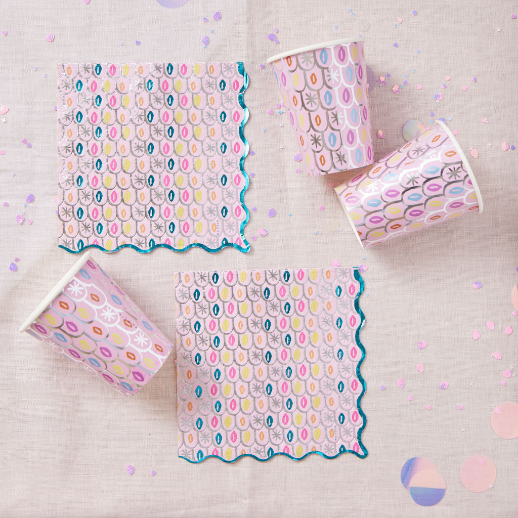 Ma Fete Under The Sea Mermaid Birthday Party Box, 56 pieces