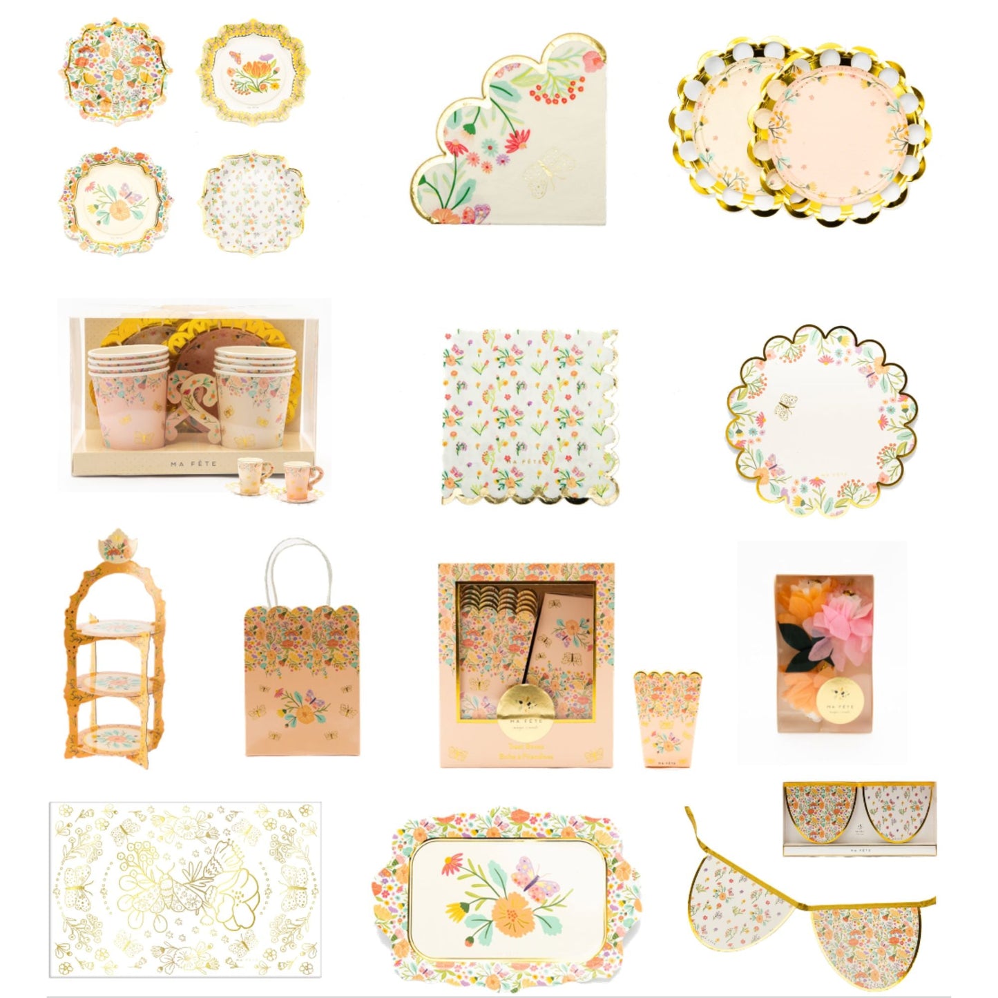 Ma Fete Premium Tea Party Birthday Box - 121 pieces