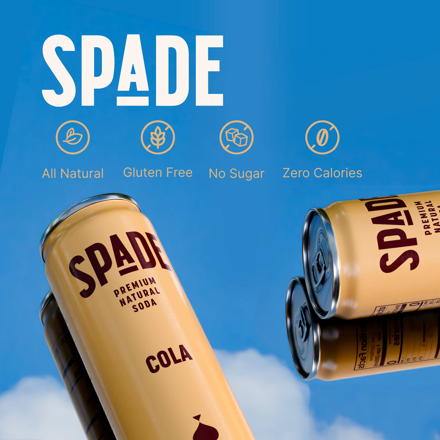 Spade Cola Soda 12 oz - 12 pack