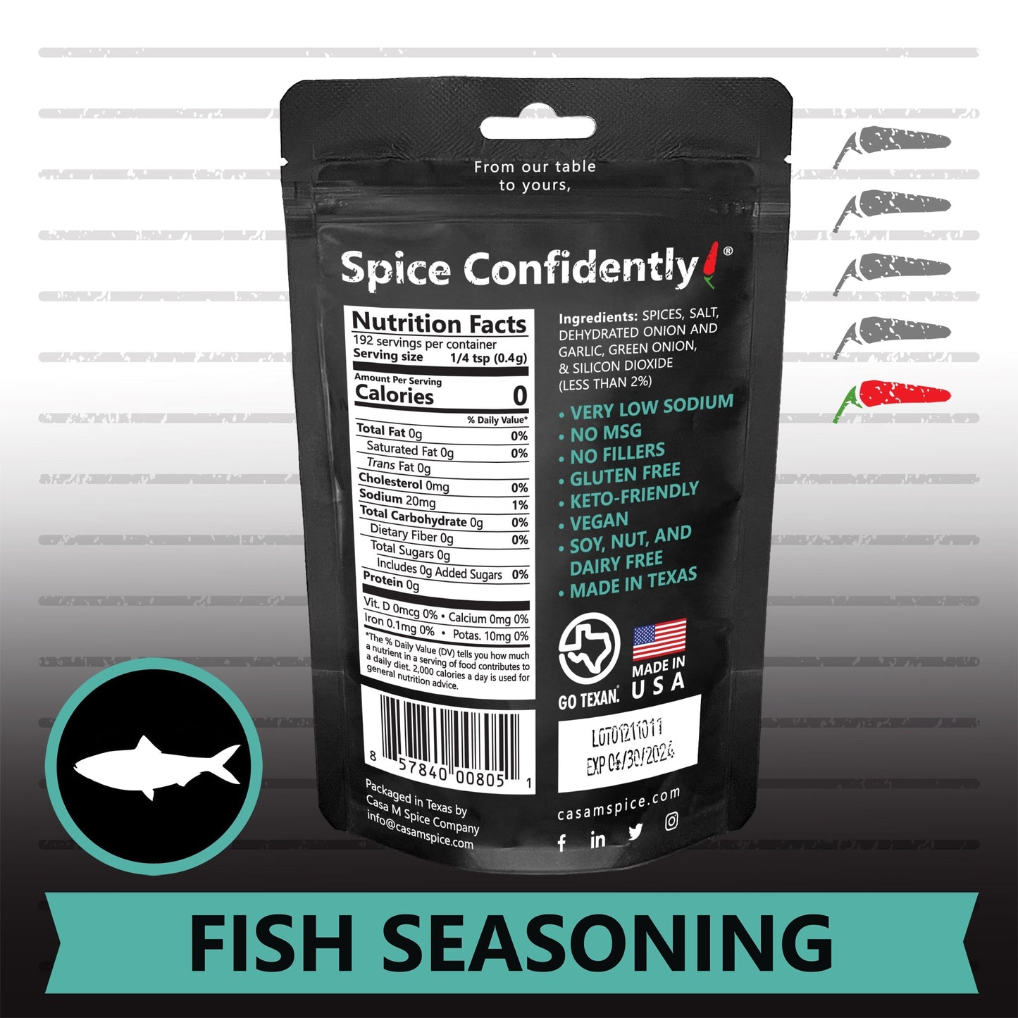 5-Pack Refill Bag Bundle - Casa M Spice Co