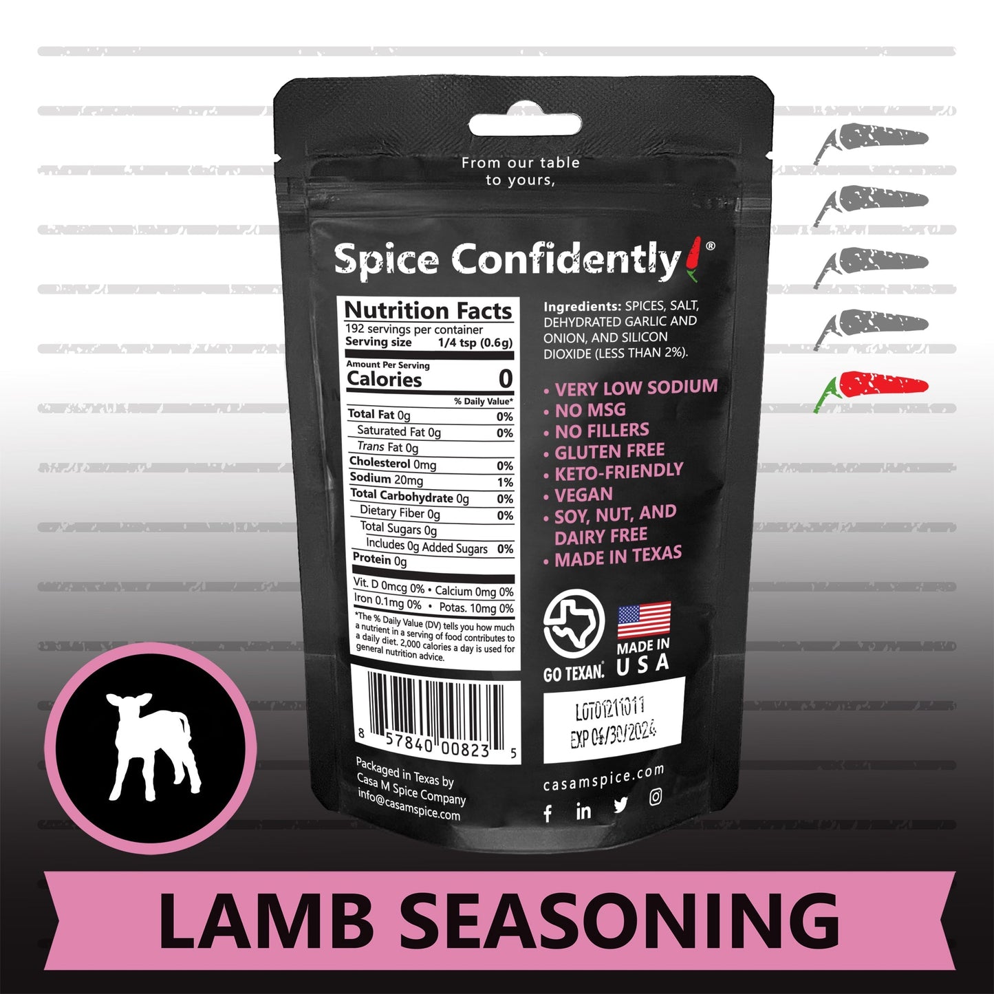 5-Pack Refill Bag Bundle - Casa M Spice Co