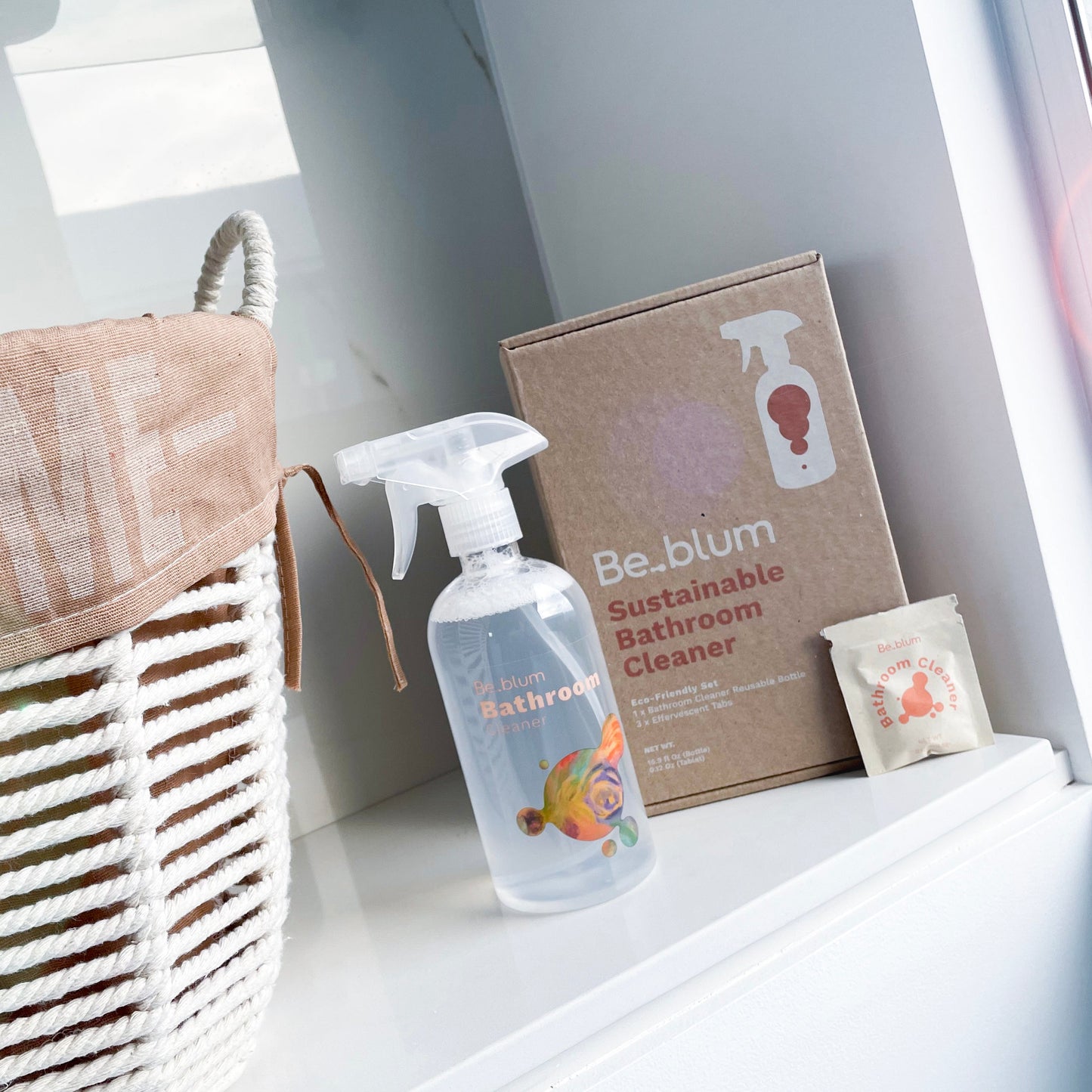 Be.blum Bathroom Cleaning Kit + 5 refill x 16.9 Oz