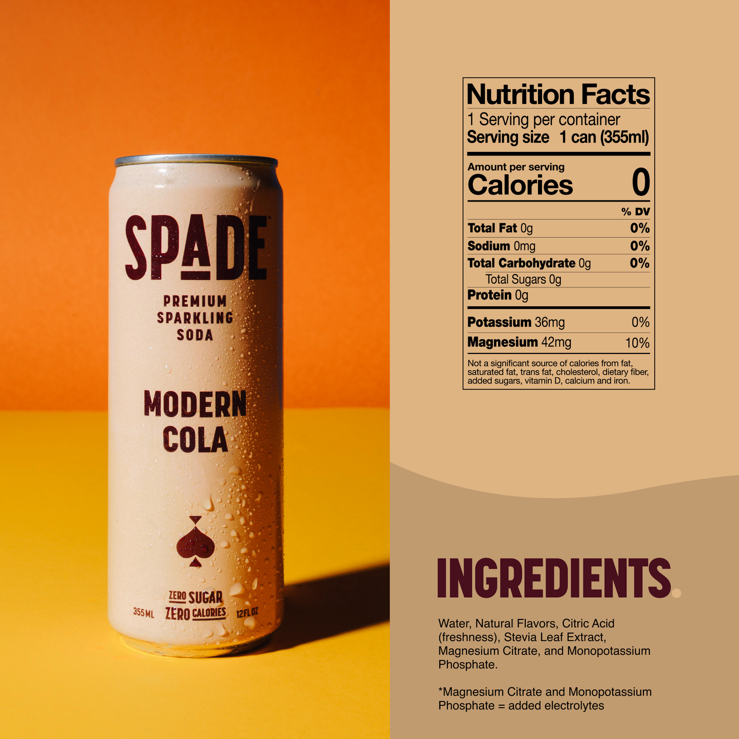 Spade Cola Soda 12 oz - 12 pack