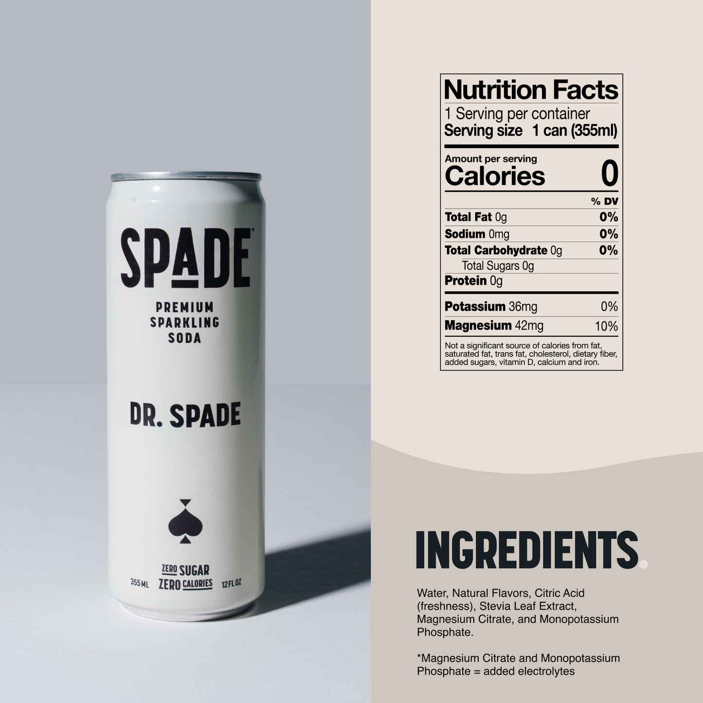 Spade Dr. Spade Soda 12 oz - 12 pack