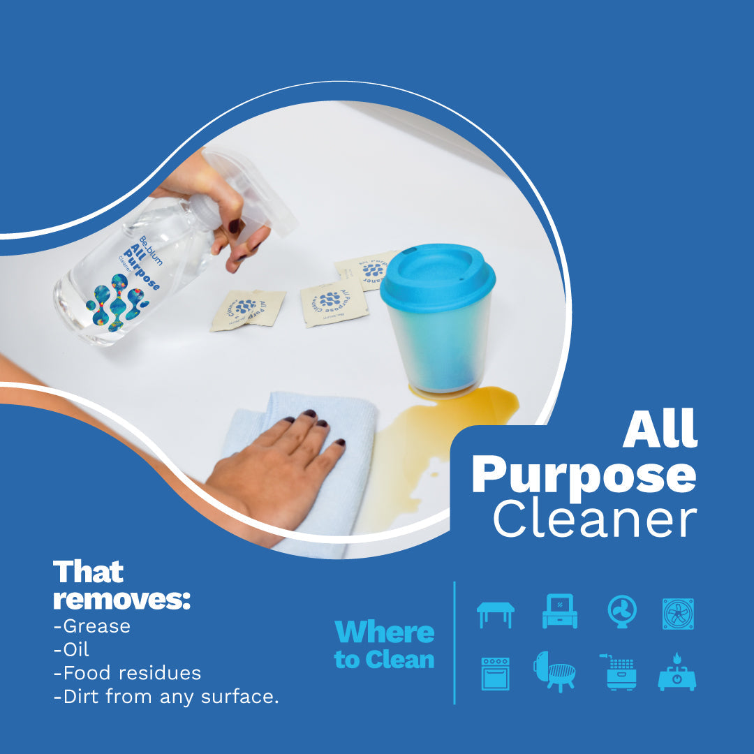 Be.blum All Purpose Cleaning Kit + 5 refill x 16.9 fl Oz