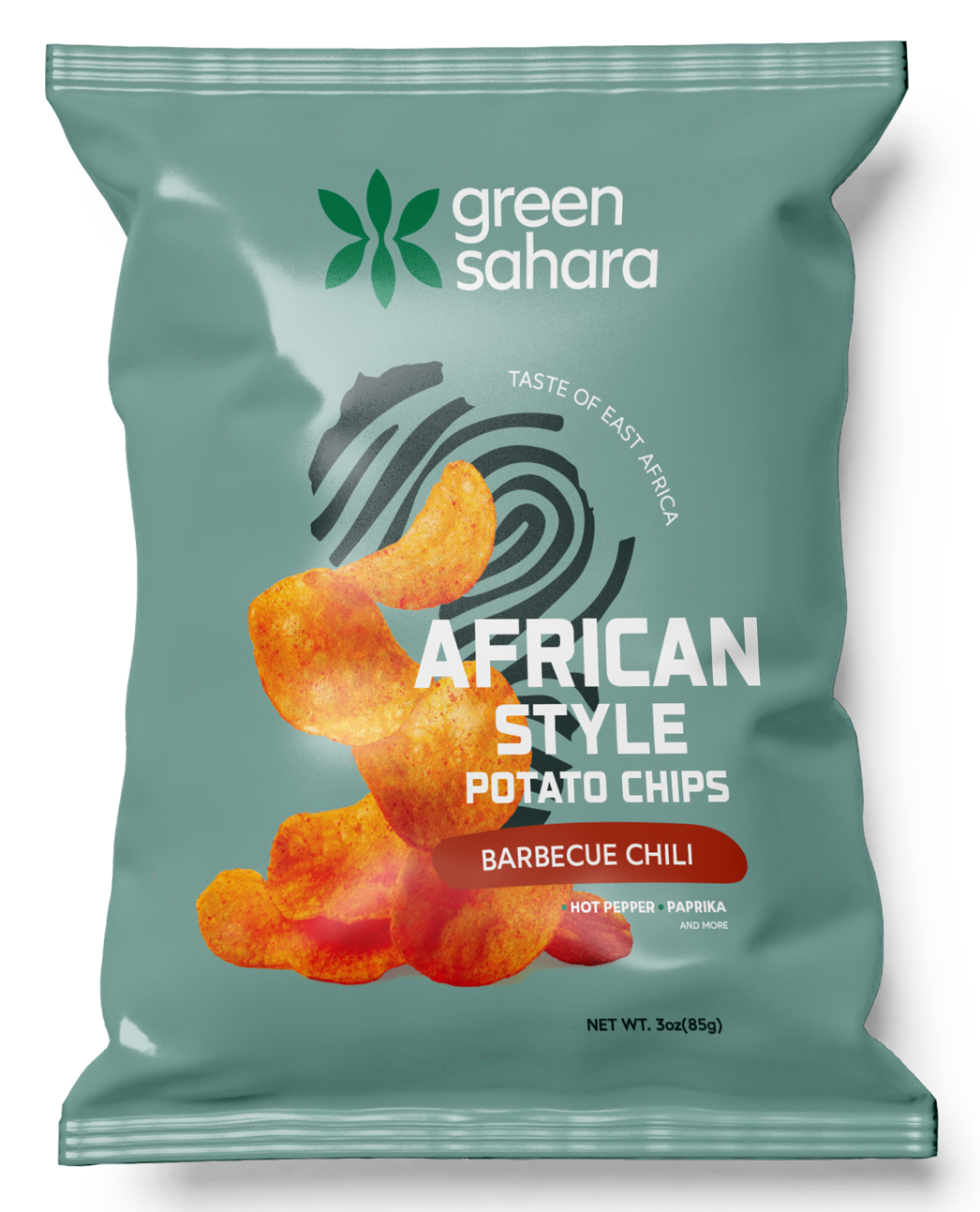 East African Barbecue Chili Potato Chips (6 Pack)