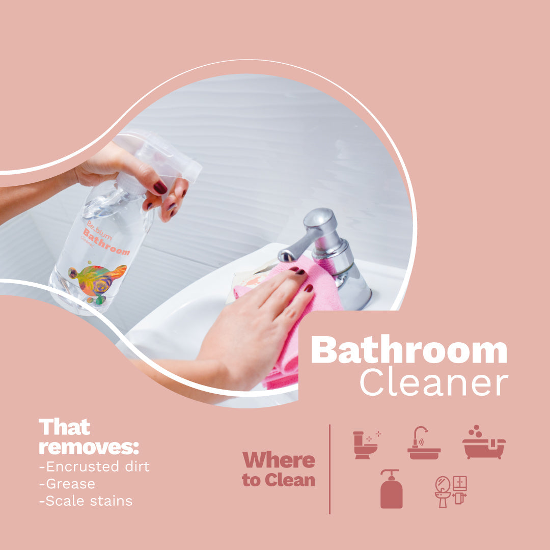 Be.blum Bathroom Cleaning Kit + 5 refill x 16.9 Oz
