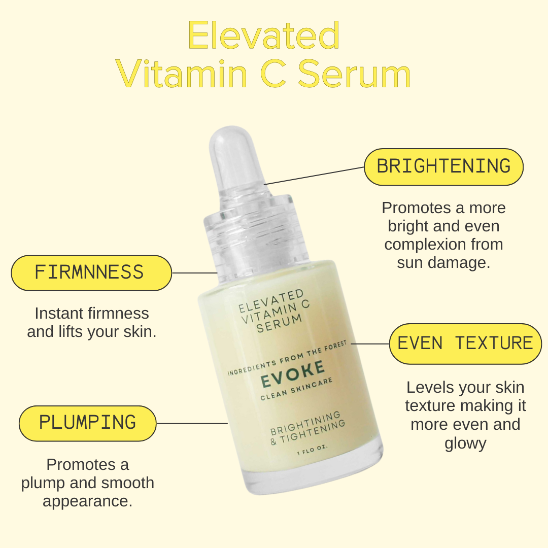 Evoke Elevated Vitamin C Serum - Tightens Skin & Brightens Skin