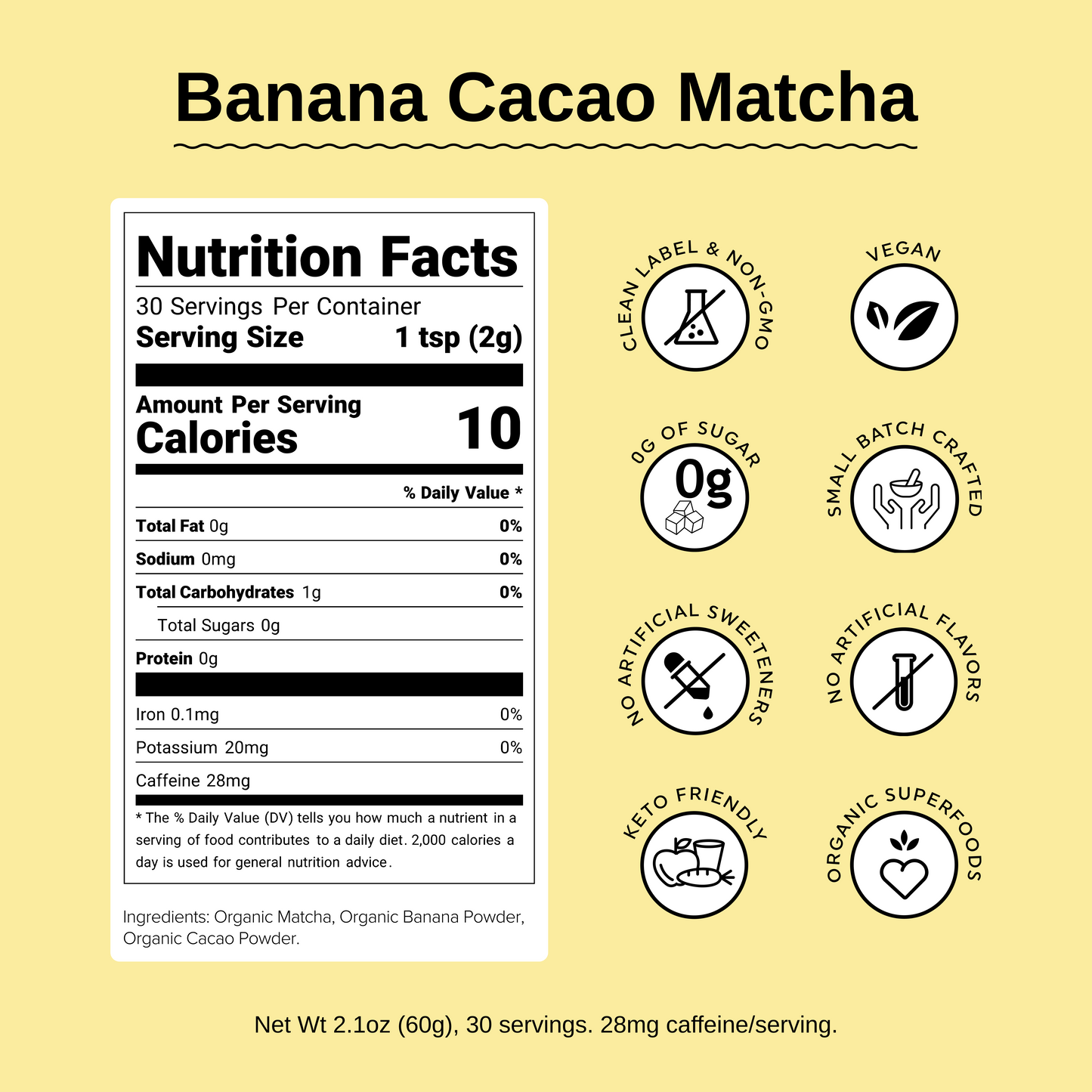 Banana Cacao Matcha
