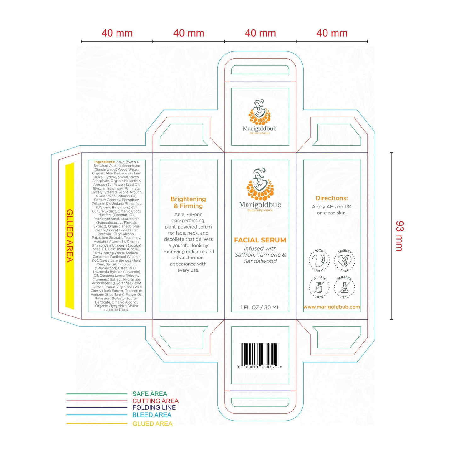 Marigoldbub Face Serum 1 oz