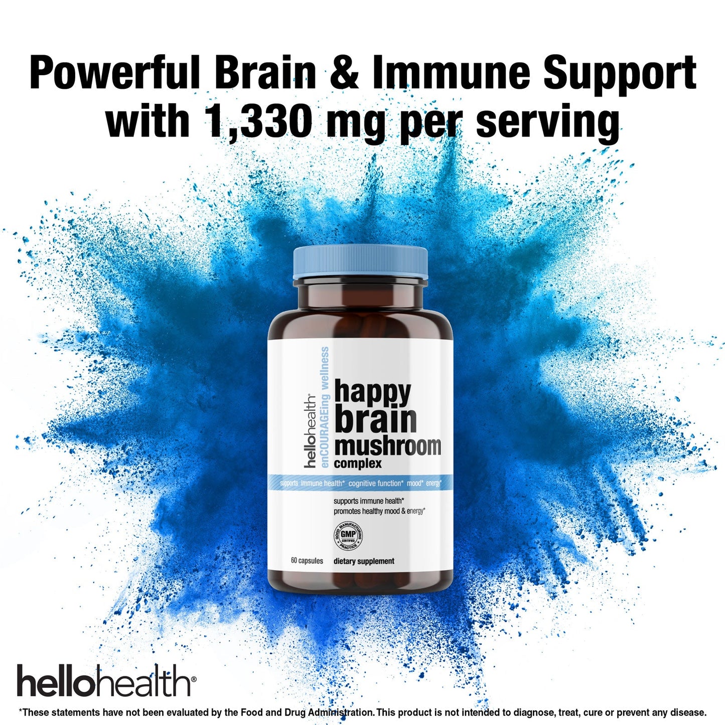Hello Health 10-in-1 Mushroom Complex capsules