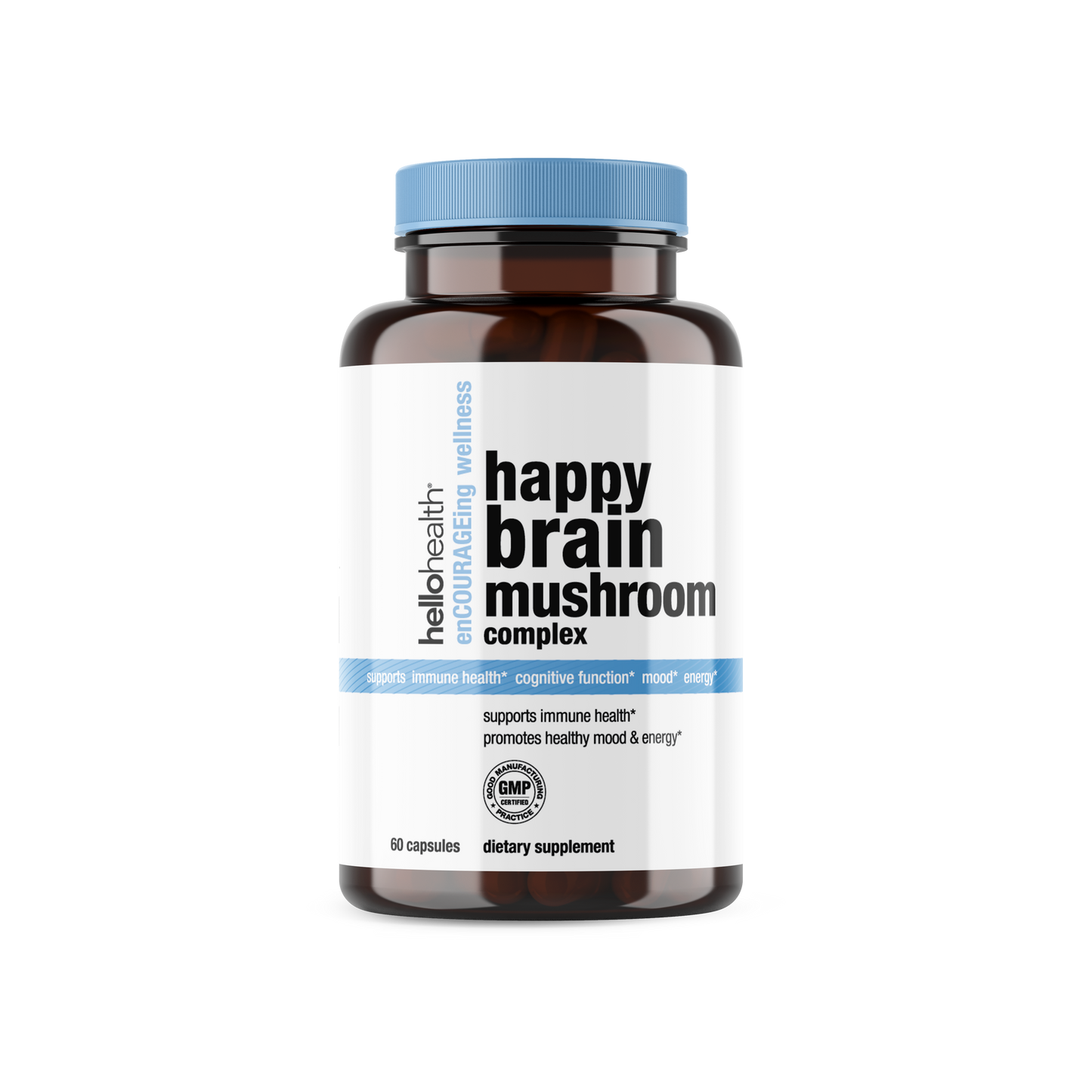 Hello Health 10-in-1 Mushroom Complex capsules