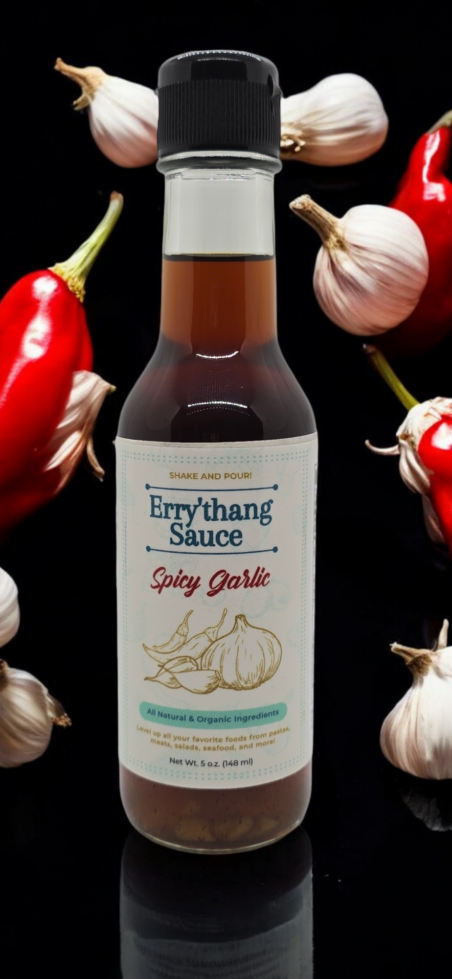 Erry'thang Sauce All Flavors 5 oz - 4 pack