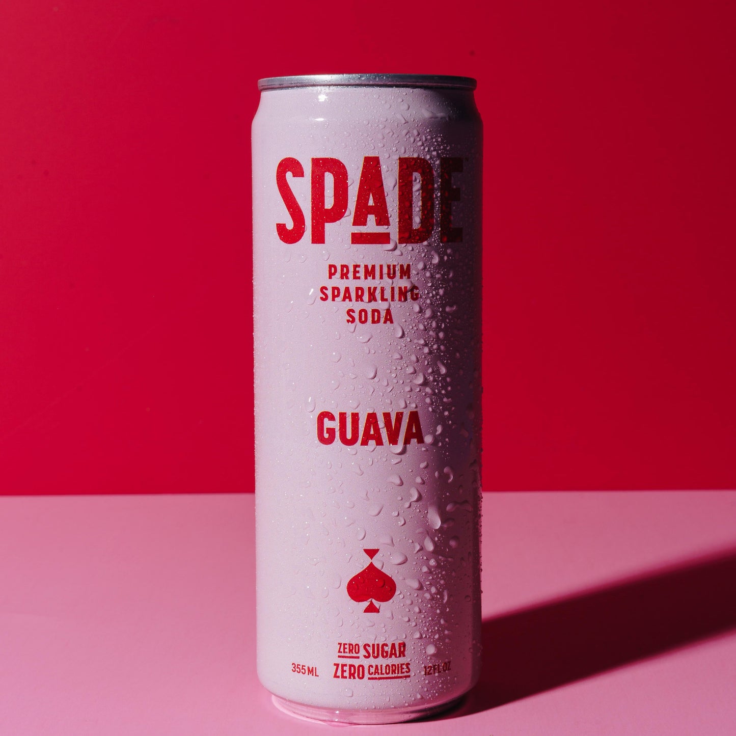Spade Guava Soda 12 oz - 12 pack