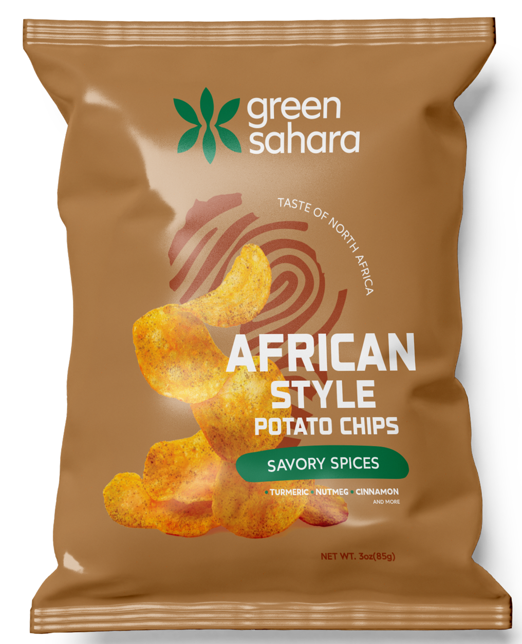 Green Sahara - North African Savory Spices Potato Chips 6 pk