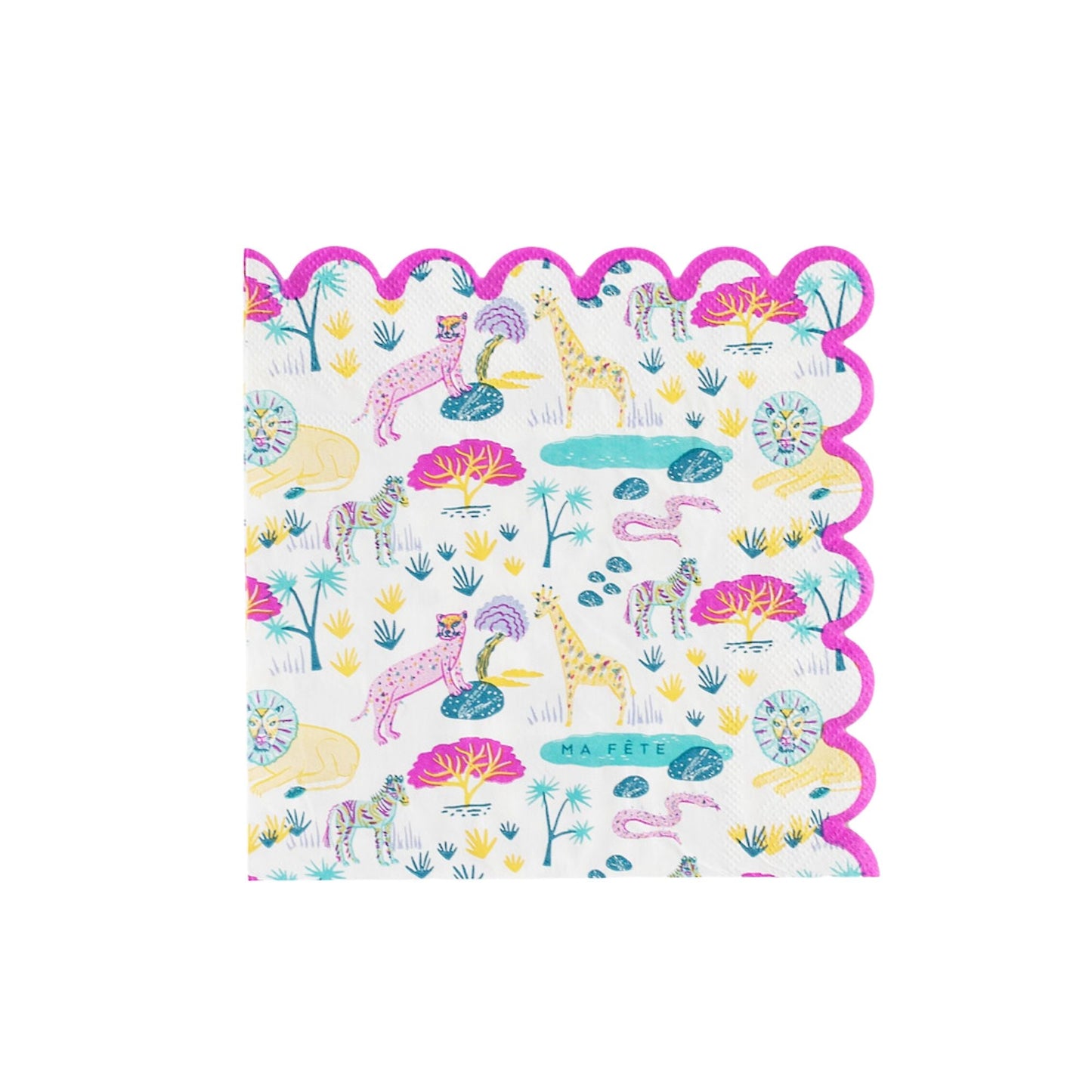 Ma Fete Safari Themed Premium Birthday Party Supplies - 99 pieces