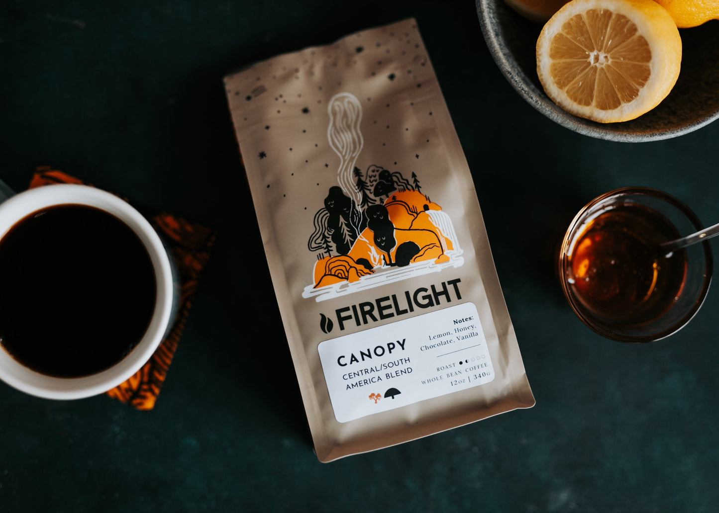Firelight Coffee Canopy Blend 12 oz - 3 pack