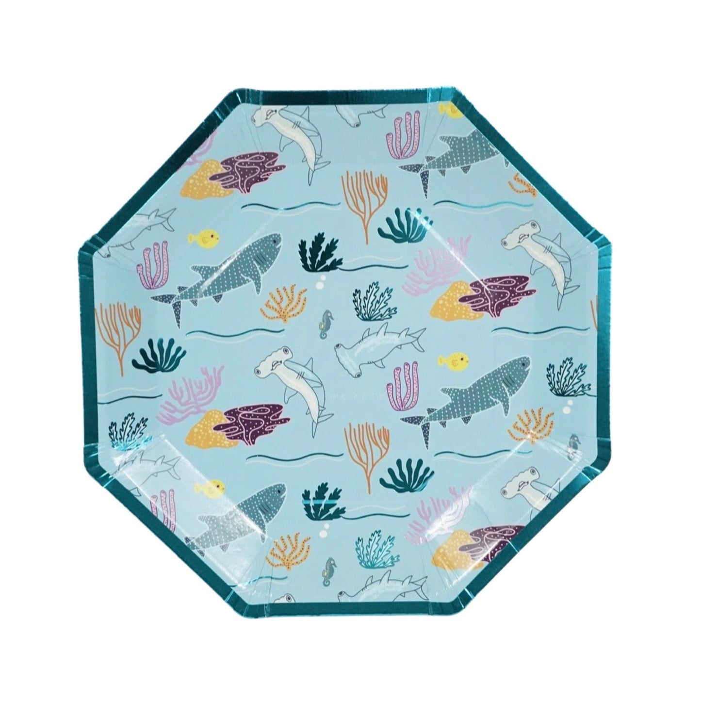Ma Fete Under The Sea Sharks Birthday Party Box - 56 pieces