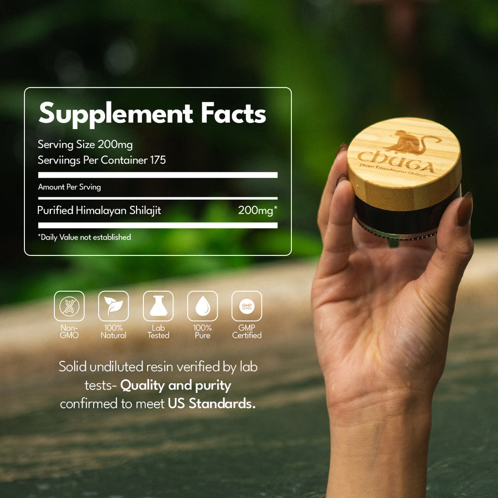 Chuga's Pure Himalayan Shilajit - 175 Servings