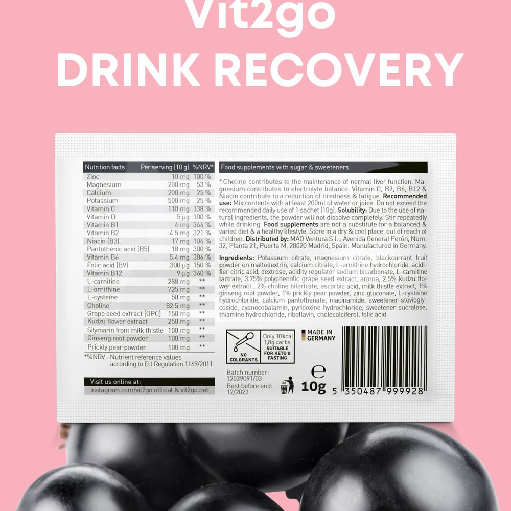 
                      
                        Vit2go 10th-pack Bundle 1 x DRINK RECOVERY  + 1 x ENERGY + 1 x IMMUNITY
                      
                    