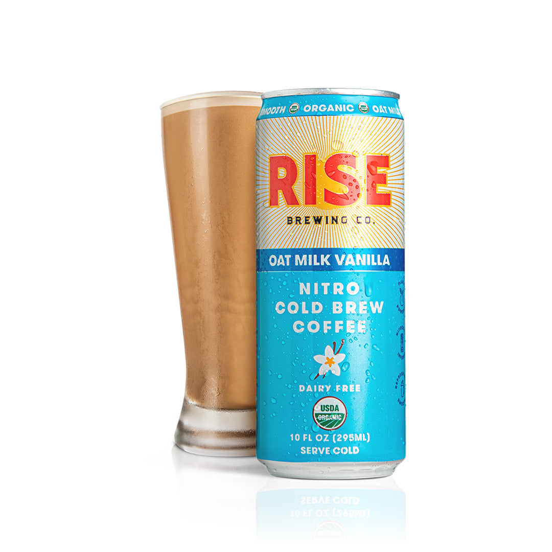 RISE Brewing Co. Organic Oat Milk Vanilla 10oz can