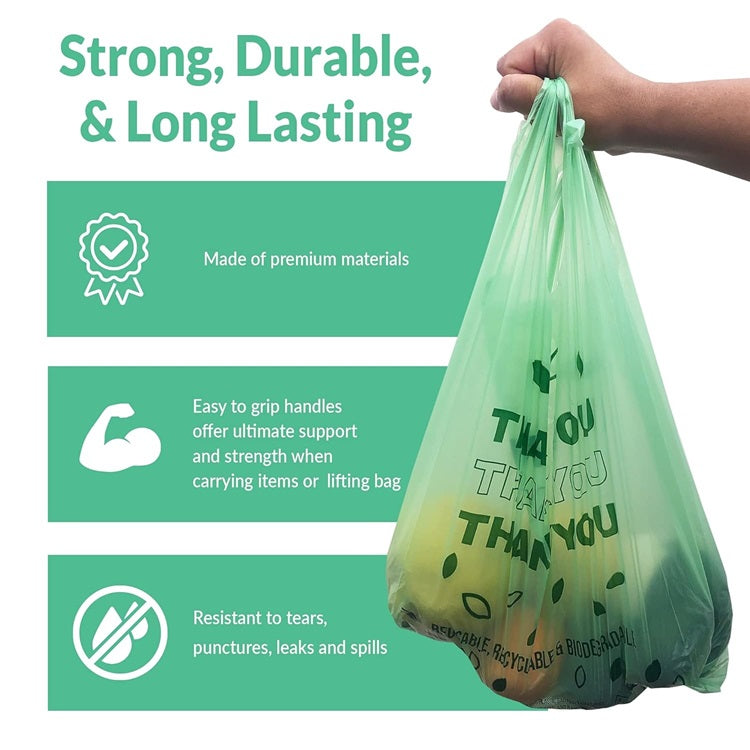 Plastech Multi-Use Carry Bags 100% NO Plastic Bulk Box of 500 bags