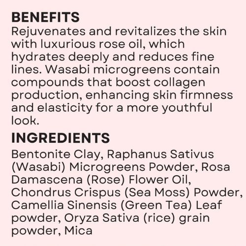 
                      
                        Microglams Wasabi Rose Clay Mask Powder - 4 oz
                      
                    