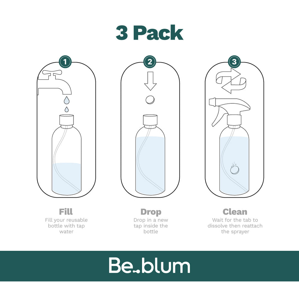 
                      
                        Be.blum Starter Pack Cleaning Kits x 3 - 16.9 Oz
                      
                    