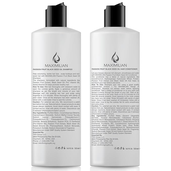 
                      
                        Maximilian Curly Hair Shampoo and Conditioner Set 16.9 oz- 2 Pack
                      
                    