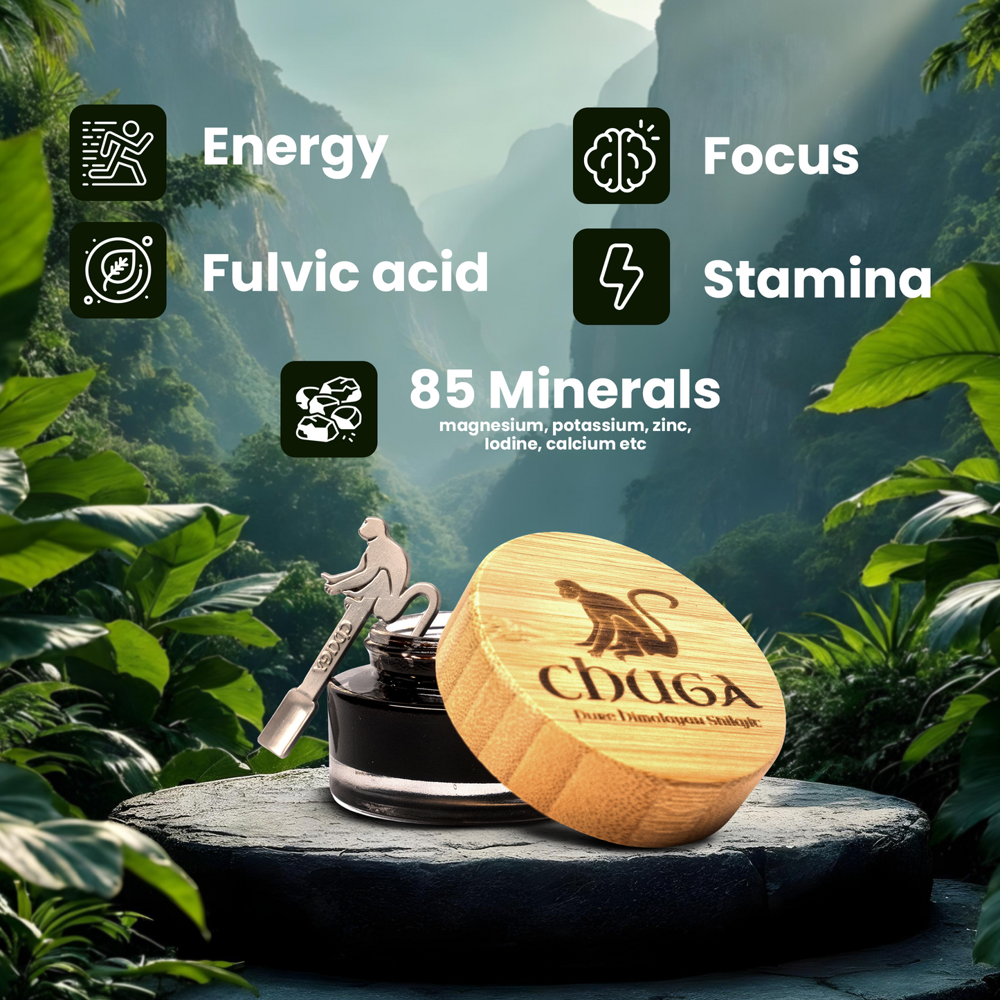 Chuga's Pure Himalayan Shilajit - 100 Servings
