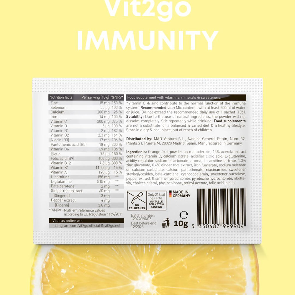 
                      
                        Vit2go 10th-pack Bundle 1 x ENERGY + 1 x IMMUNITY
                      
                    