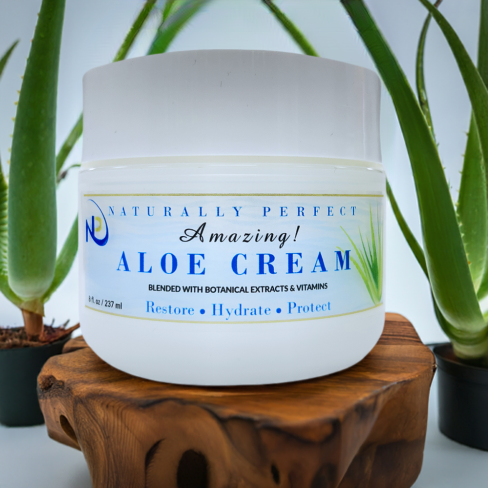 Naturally Perfect Amazing Aloe Cream 8 oz