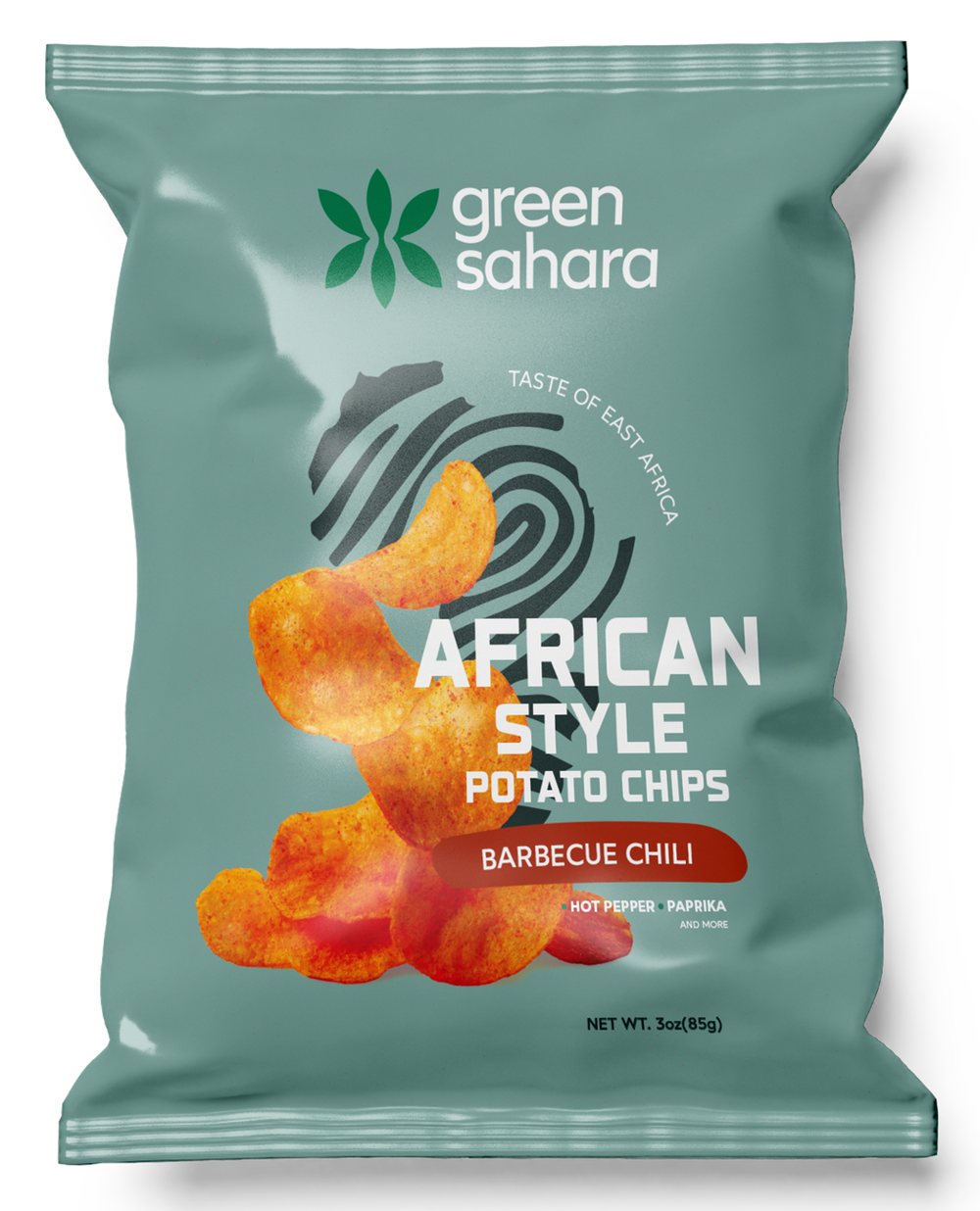 East African Barbecue Chili Potato Chips (6 Pack)