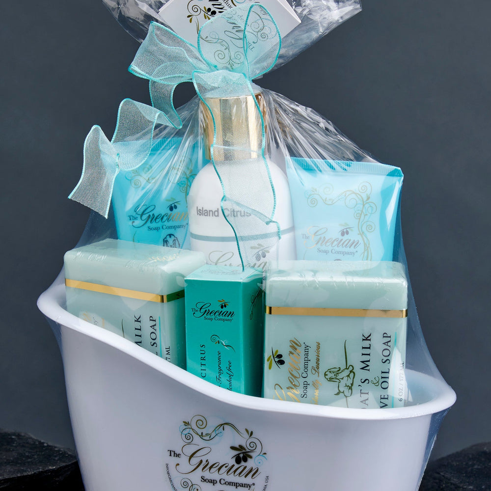 
                      
                        Grecian Soap Company Deluxe Bathtub Gift Set - Island Citrus
                      
                    