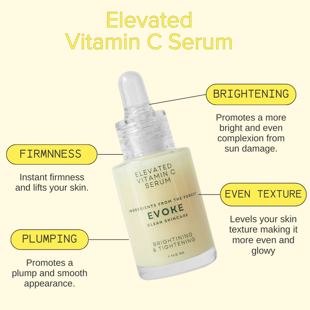 Evoke Elevated Vitamin C Serum - Tightens Skin & Brightens Skin