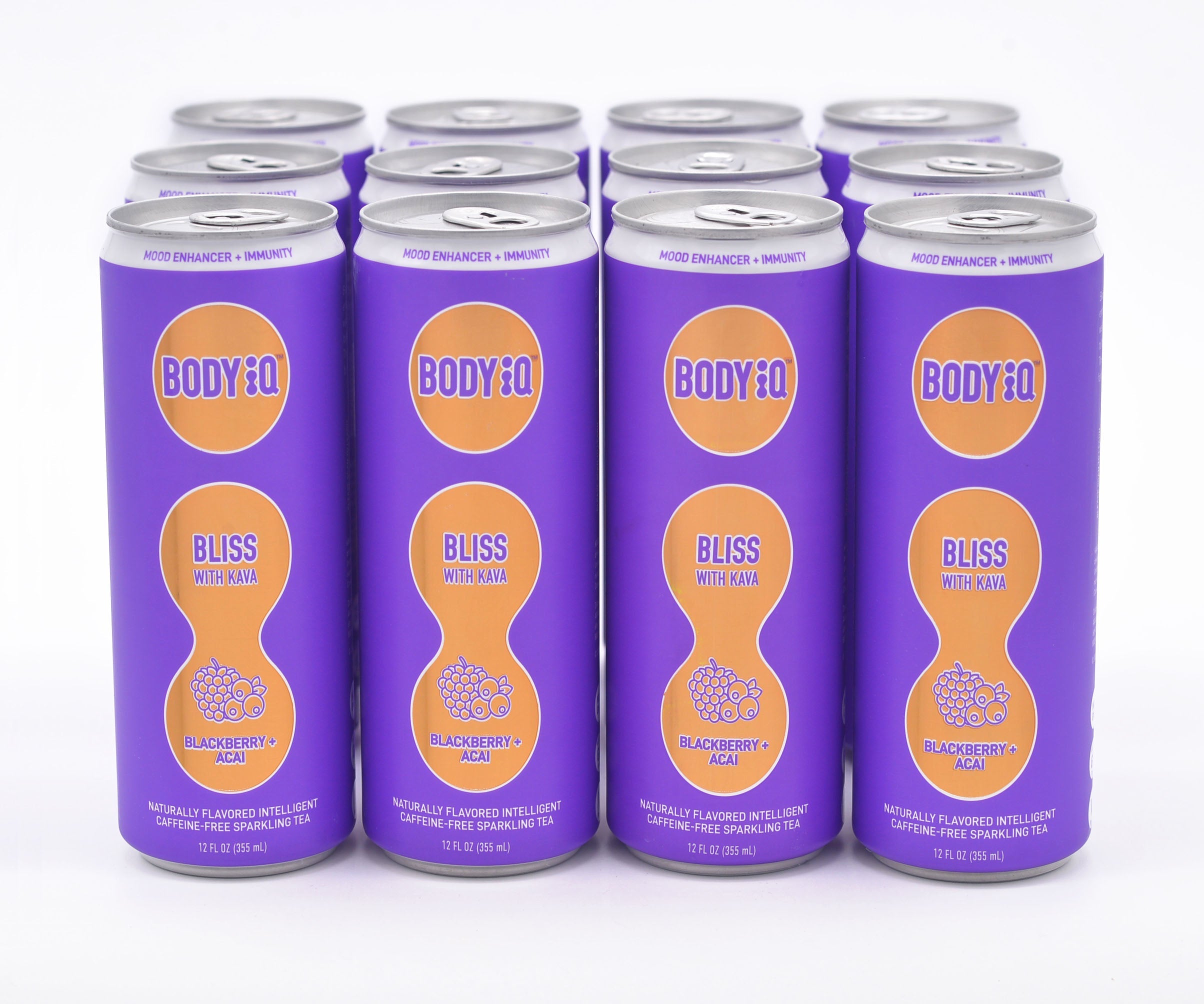 Body iQ - BLISS Caffeine Free Sparkling Water (Hibiscus Elderberry