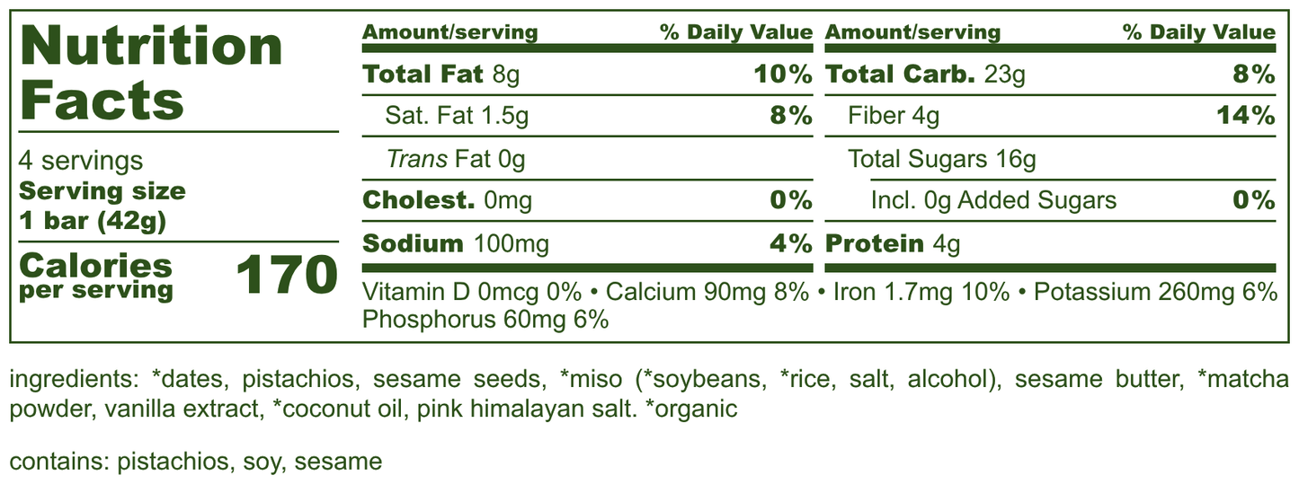 Carly's SEEDBAR Energy Bars 12 count 3-Pack Tea Bundle