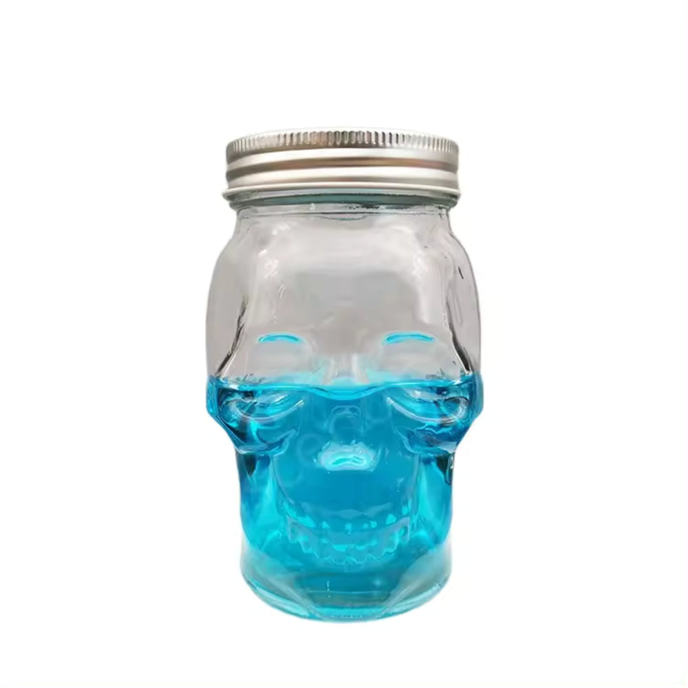 
                      
                        Dura Living - Skull Mason Jar with Lid-42 oz Clear 2-Pack
                      
                    