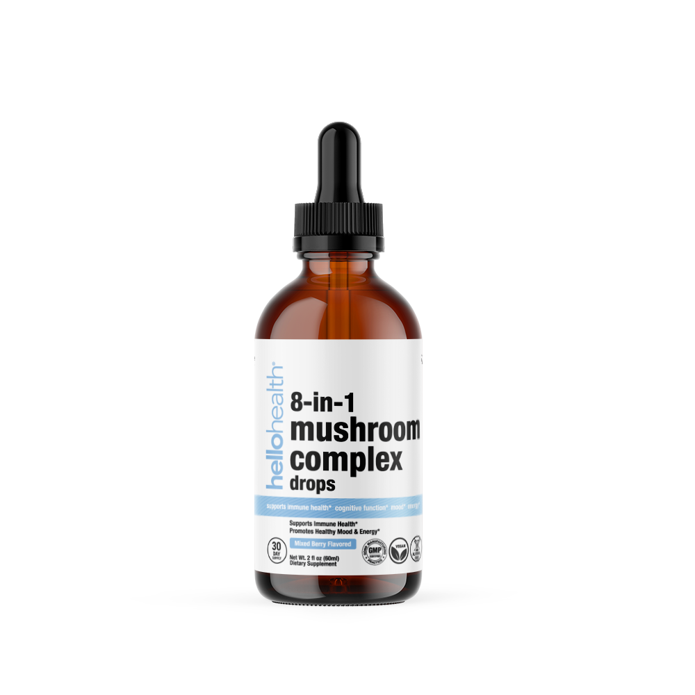 Hello Health 8-in-1 Mushroom Complex drops