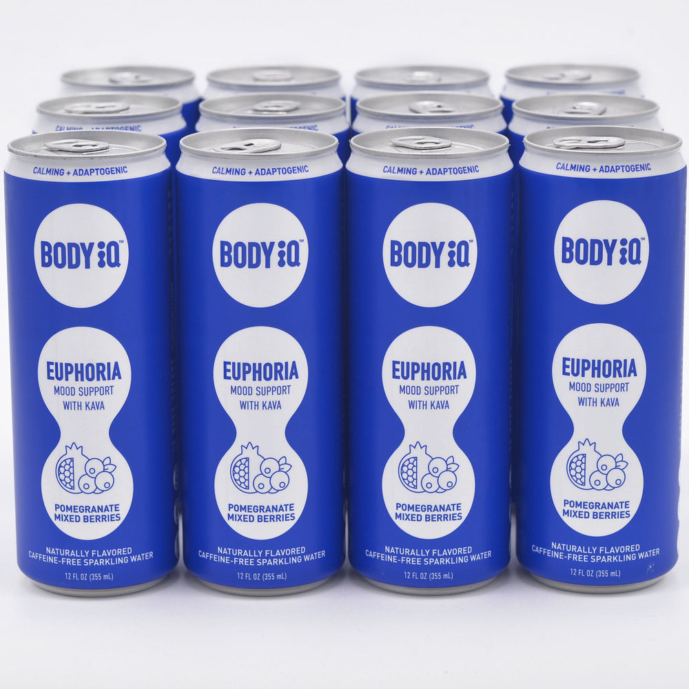 
                      
                        Body iQ – Euphoria Intelligent Sparkling Water, Vitamin Drink for Immune Support, Great Tasting Flavored Water for Relaxation, Grapefruit Mint Basil, 12-Pack
                      
                    