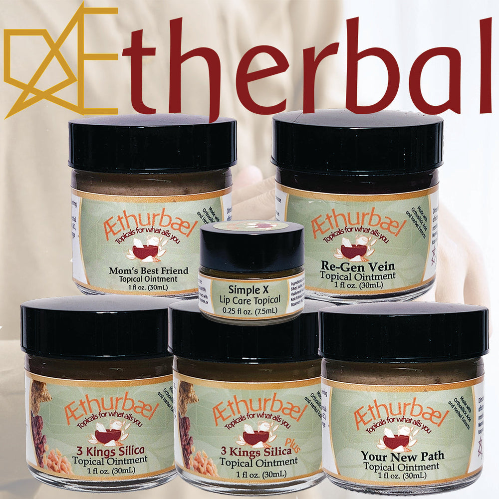 AEtherbal Skin Relief Mix Pack 1 oz jars- 6 count