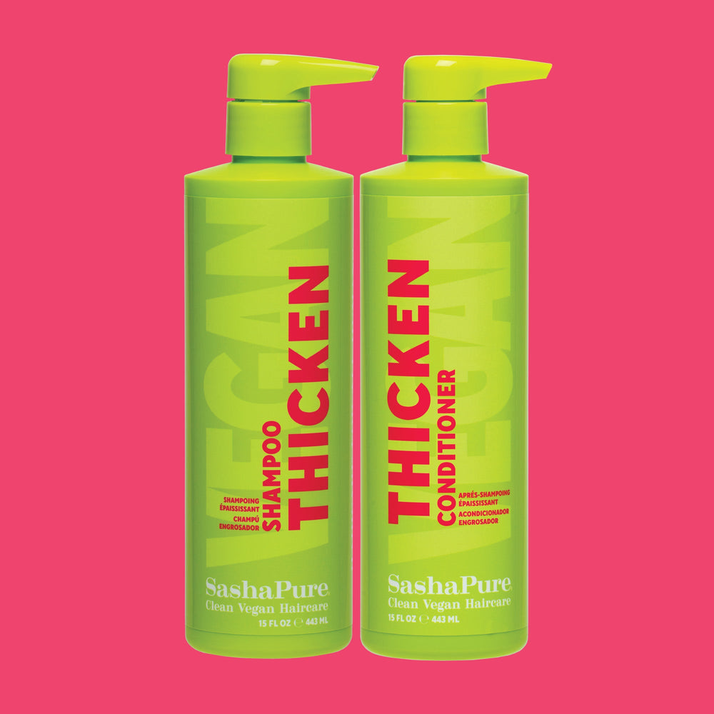 Sashapure Thicken Shampoo & Conditioner - 15oz
