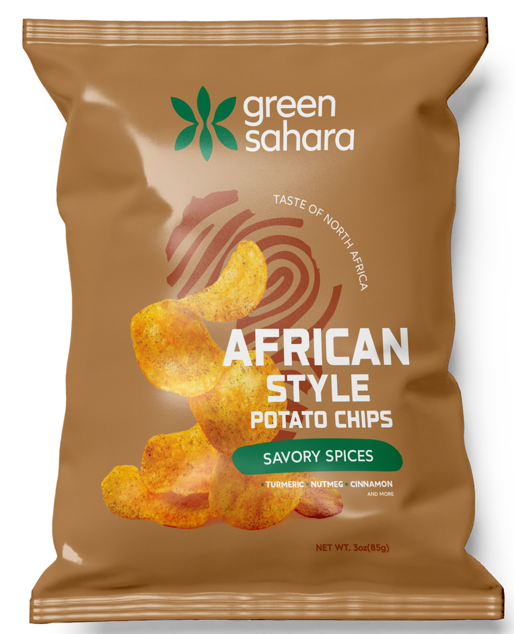 Green Sahara - North African Savory Spices Potato Chips 6 pk