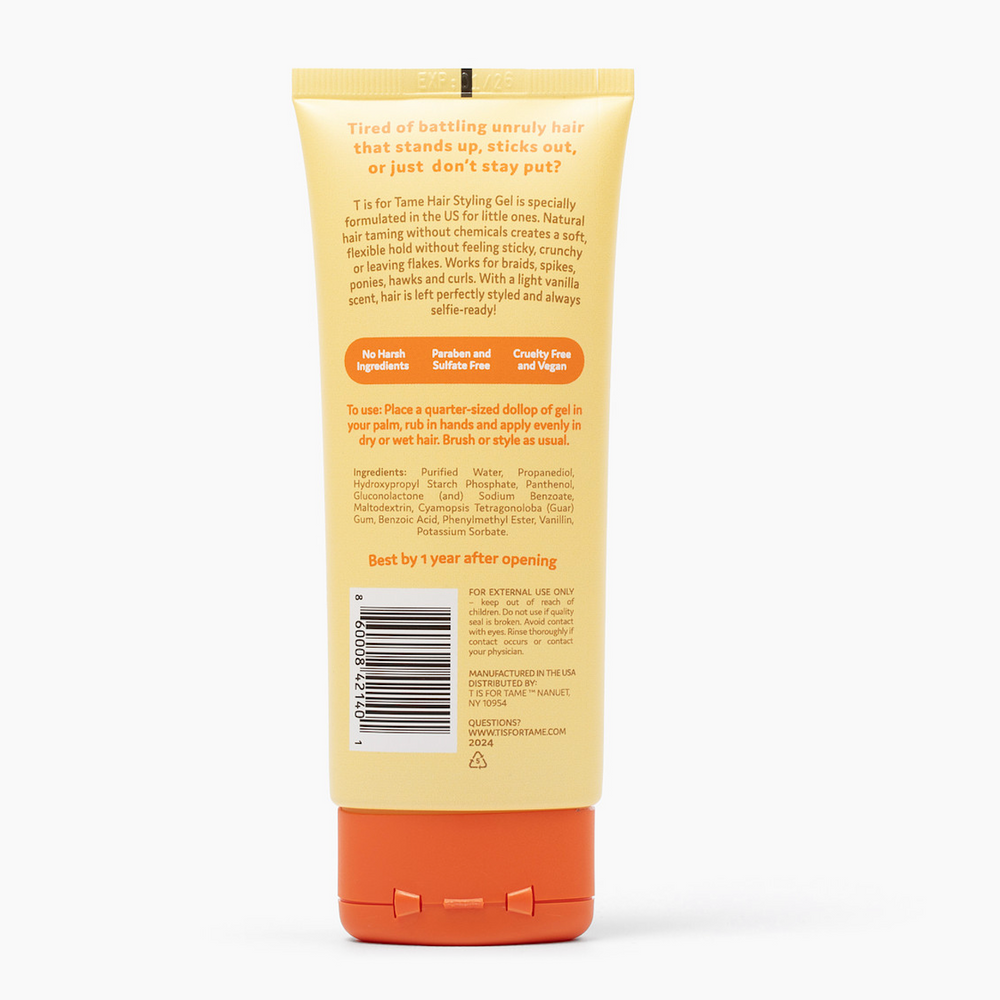 
                      
                        T is for Tame - Vegan, Organic Hair Taming and Styling Bundle for Kids, 4 count
                      
                    