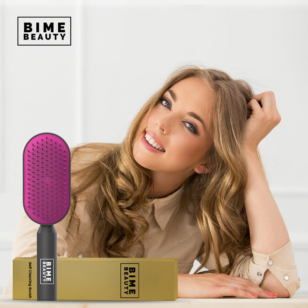 Self-Cleaning Hair Brush by BimeBeauty