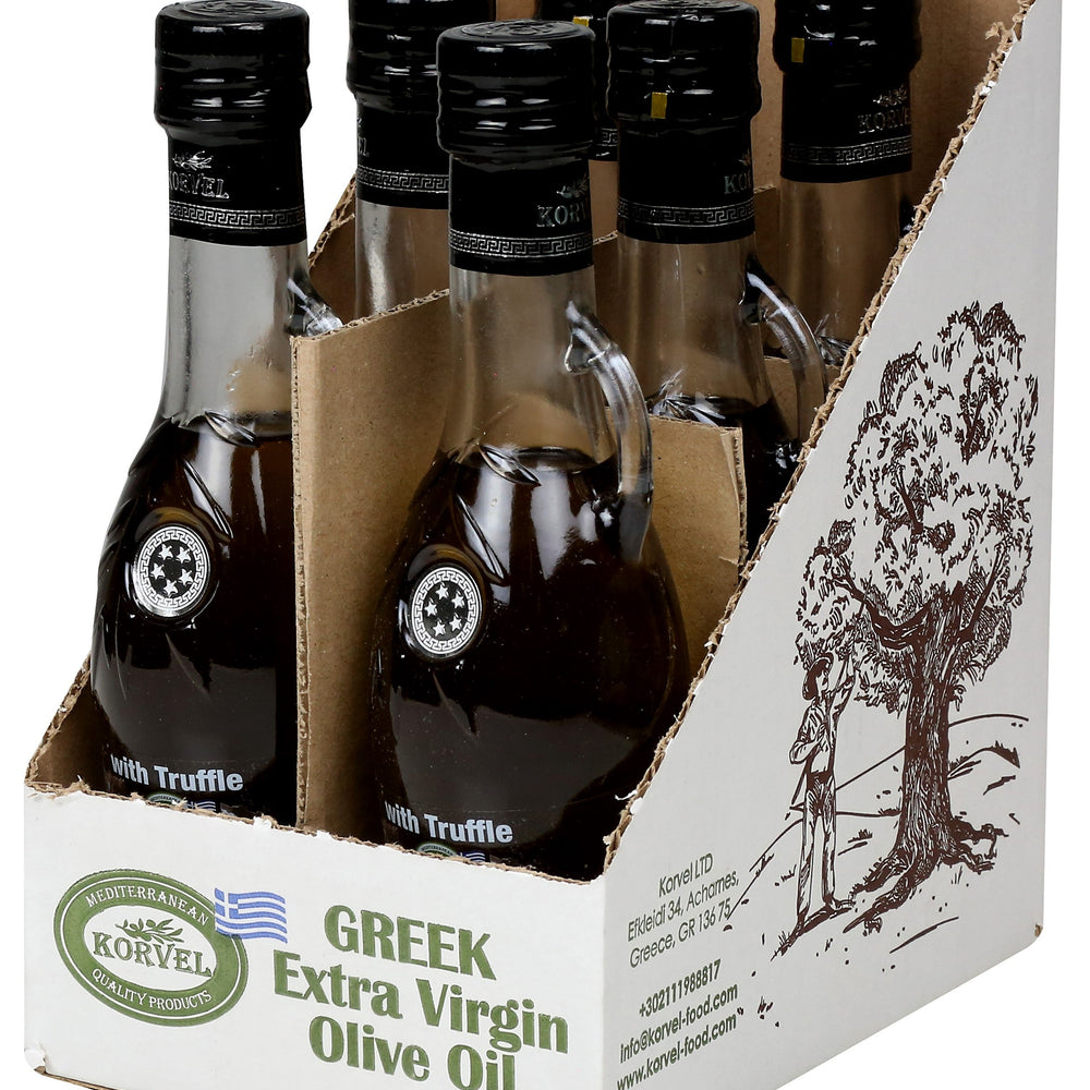 
                      
                        KORVEL Greek Extra Virgin Olive Oil with Truffle-flavored, Amphora 8.45 fl oz - 2 pack
                      
                    